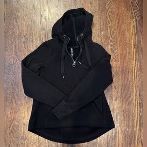 Athleta  XXS black quarter zip